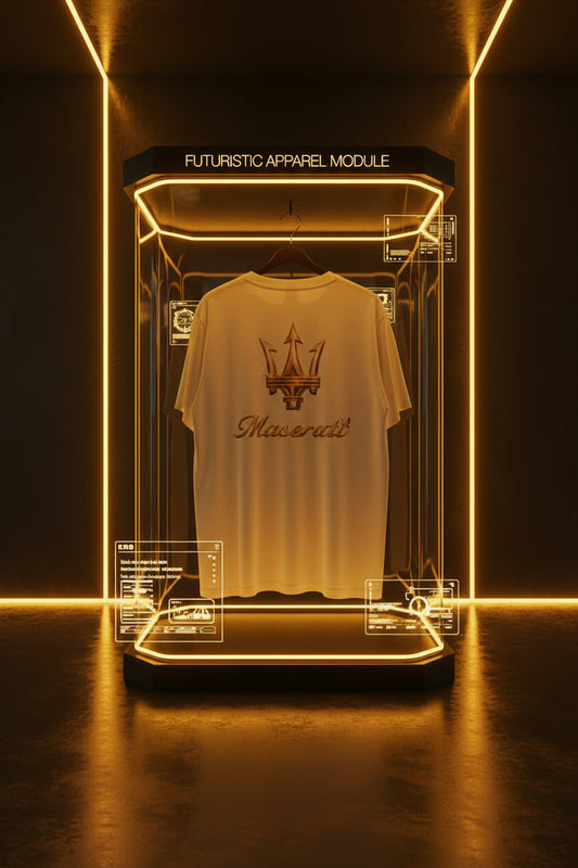 Maserati Gold Trident Tee